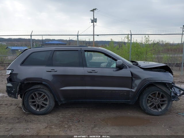 2016 Jeep Grand Cherokee 75th Anniversary მანქანა იყიდება აუქციონზე, vin: 1C4RJFAG8GC355395, აუქციონის ნომერი: 44786571