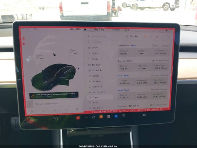 Aukcja sprzedaży 2019 Tesla Model 3 Long Range/mid Range/standard Range/standard Range Plus, vin: 5YJ3E1EA6KF307649, numer aukcji: 44786651