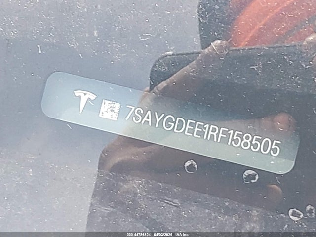 44786824 :رقم المزاد ، 7SAYGDEE1RF158505 vin ، 2024 Tesla Model Y Long Range Dual Motor All-wheel Drive مزاد بيع