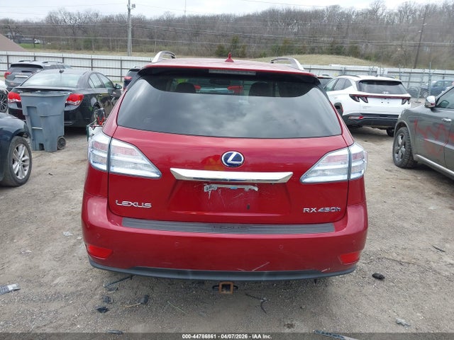 2010 Lexus Rx 450h მანქანა იყიდება აუქციონზე, vin: JTJBC1BA4A2019861, აუქციონის ნომერი: 44786861