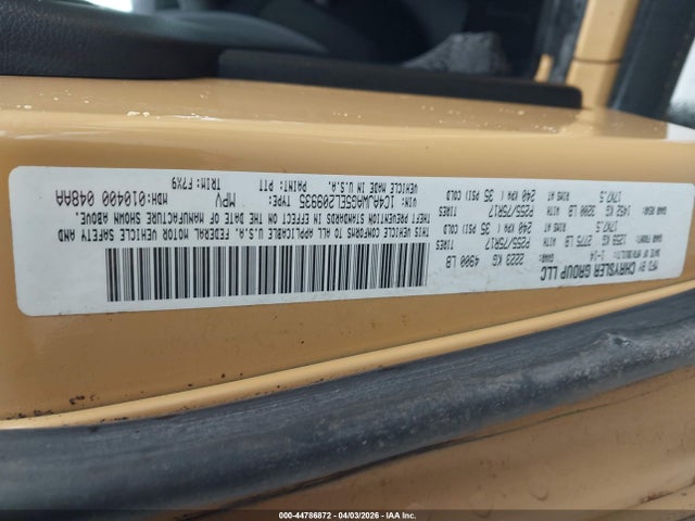 1C4AJWAG5EL209935 Jeep Wrangler Freedom Edition