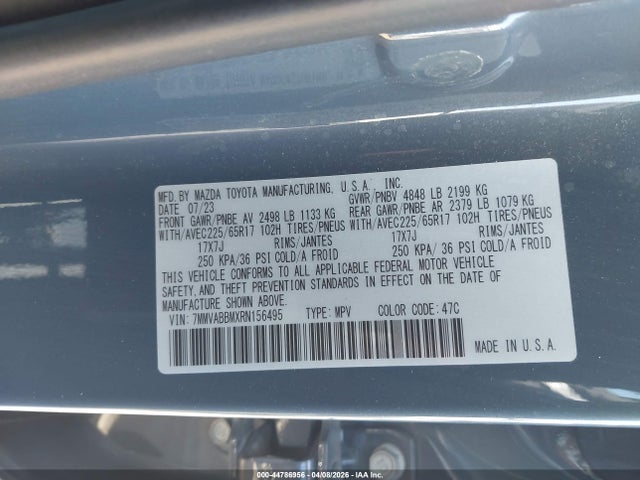 Aukcja sprzedaży 2024 Mazda Cx-50 2.5 S Preferred, vin: 7MMVABBMXRN156495, numer aukcji: 44786956