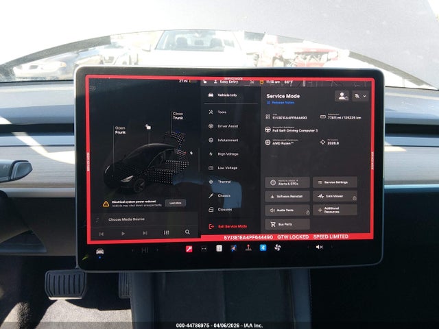 Продажа на аукционе авто 2023 Tesla Model 3 Rear-wheel Drive, vin: 5YJ3E1EA4PF644490, номер лота: 44786975