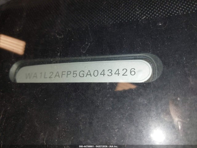 Продаж на аукціоні авто 2016 Audi Q5 2.0t Premium, vin: WA1L2AFP5GA043426, номер лоту: 44786981