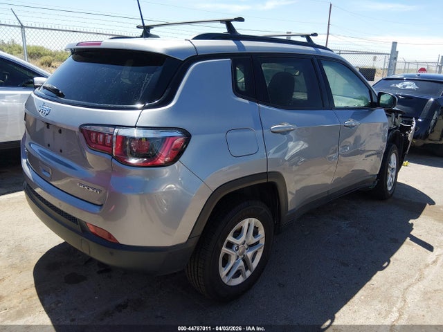 Auction sale of the 2018 Jeep Compass Sport 4x4, vin: 3C4NJDAB1JT261779, lot number: 44787011