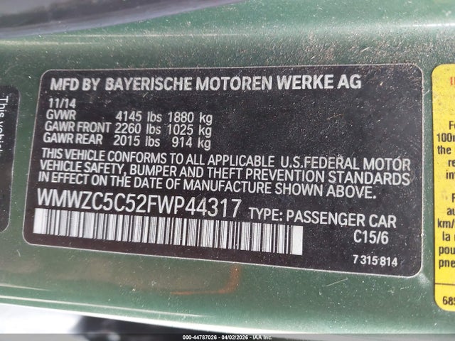2015 MINI COUNTRYMAN WMWZC5C52FWP44317 Photo 8