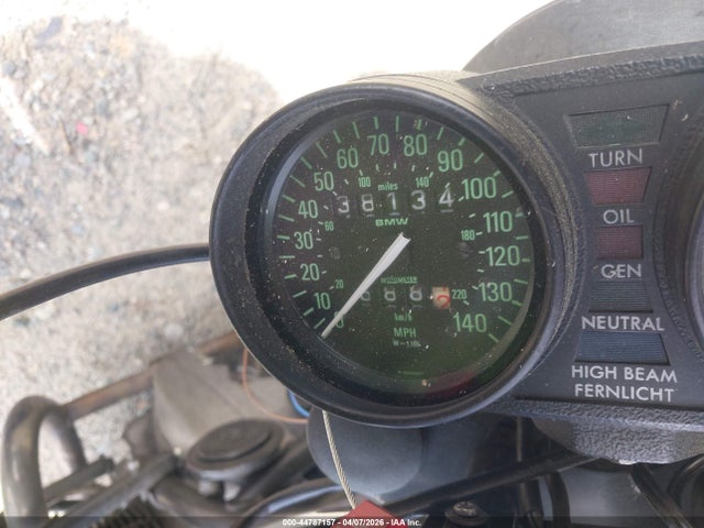 44787157 :رقم المزاد ، WB1046306F6480454 vin ، 1985 Bmw R80 مزاد بيع