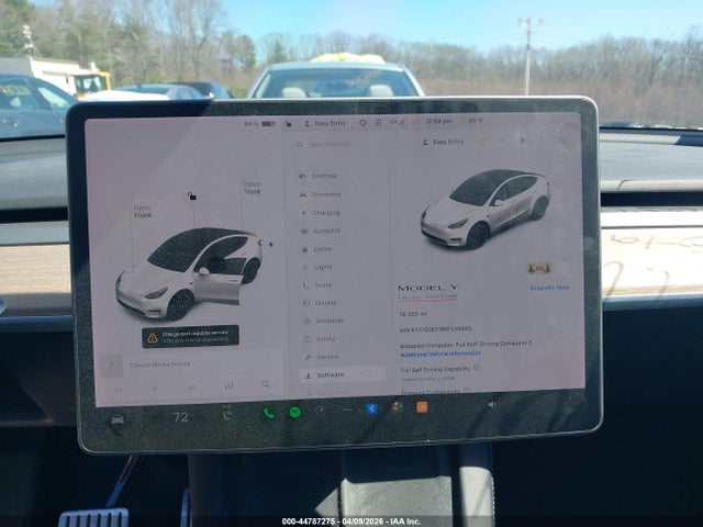 Продаж на аукціоні авто 2021 Tesla Model Y Performance Dual Motor All-wheel Drive, vin: 5YJYGDEF3MF249595, номер лоту: 44787275