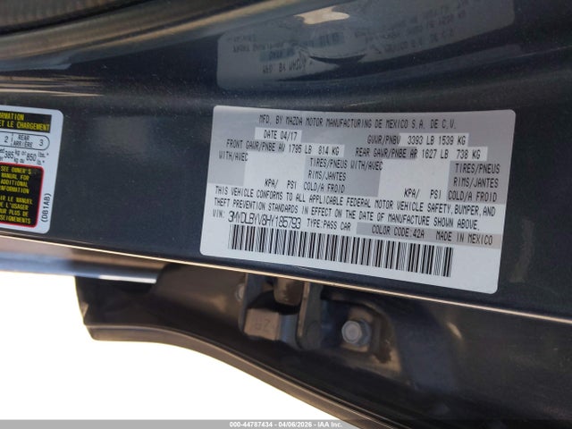 3MYDLBYV8HY185793 Toyota YARIS IA