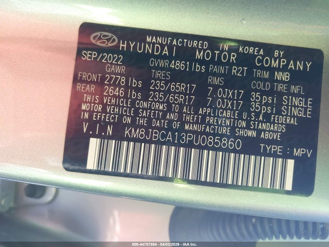 2023 HYUNDAI TUCSON HYBRID KM8JBCA13PU085860 Photo 8
