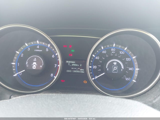 44787601 :رقم المزاد ، 5NPEC4AC0DH592506 vin ، 2013 Hyundai Sonata Limited مزاد بيع