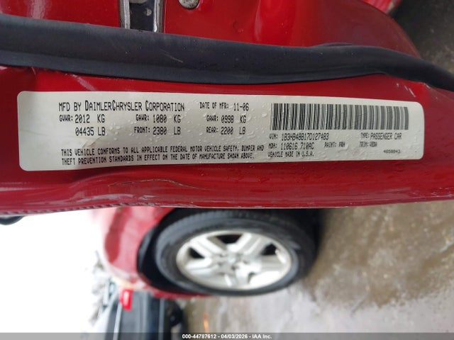 Продажа на аукционе авто 2007 Dodge Caliber Sxt, vin: 1B3HB48B17D127483, номер лота: 44787612