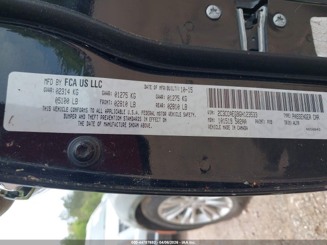 2016 CHRYSLER 300C 2C3CCAEG9GH123533 Photo 8