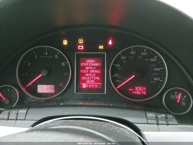2008 Audi A4 2.0t მანქანა იყიდება აუქციონზე, vin: WAUDF78E38A102355, აუქციონის ნომერი: 44787725