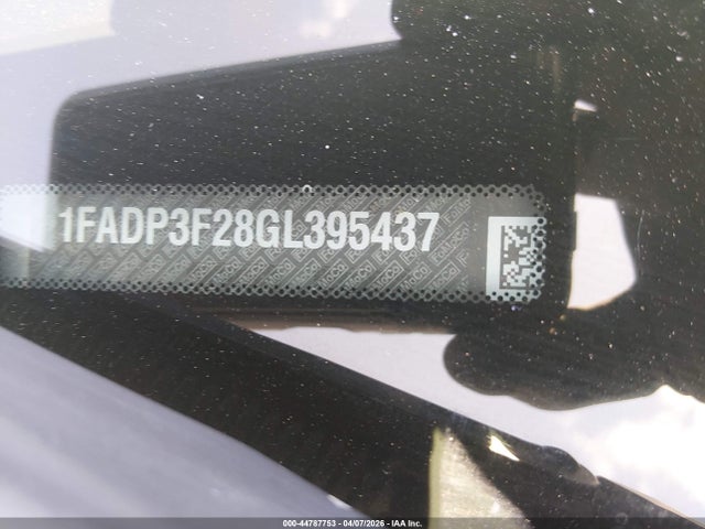 2016 FORD FOCUS 1FADP3F28GL395437 Photo 8