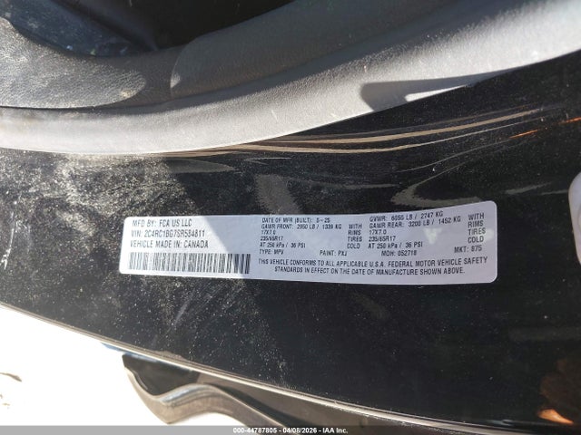 2025 CHRYSLER PACIFICA 2C4RC1BG7SR584811 Photo 8