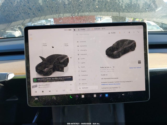 Aukcja sprzedaży 2023 Tesla Model Y Awd/long Range Dual Motor All-wheel Drive, vin: 7SAYGDEE2PA056849, numer aukcji: 44787821