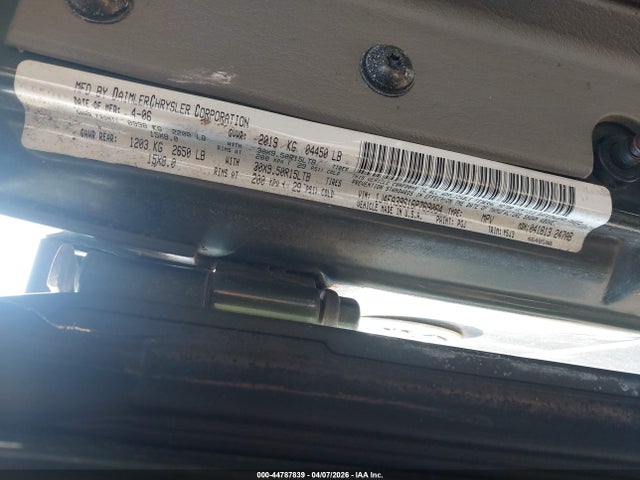 2006 Jeep Wrangler X მანქანა იყიდება აუქციონზე, vin: 1J4FA39S16P769064, აუქციონის ნომერი: 44787839