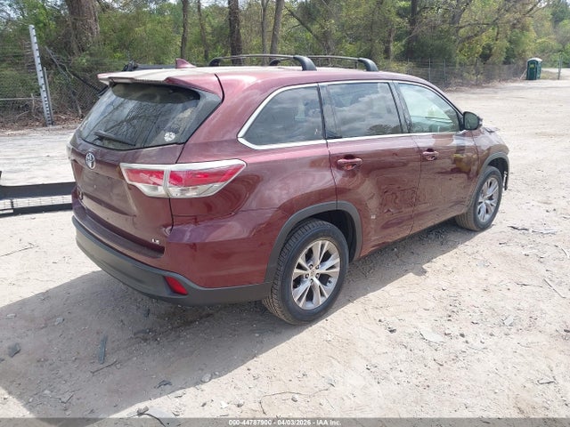 5TDZKRFH3ES022887 Toyota Highlander Le Plus V6