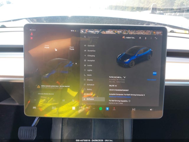 Продаж на аукціоні авто 2021 Tesla Model Y Long Range Dual Motor All-wheel Drive, vin: 5YJYGAEE2MF280567, номер лоту: 44788016