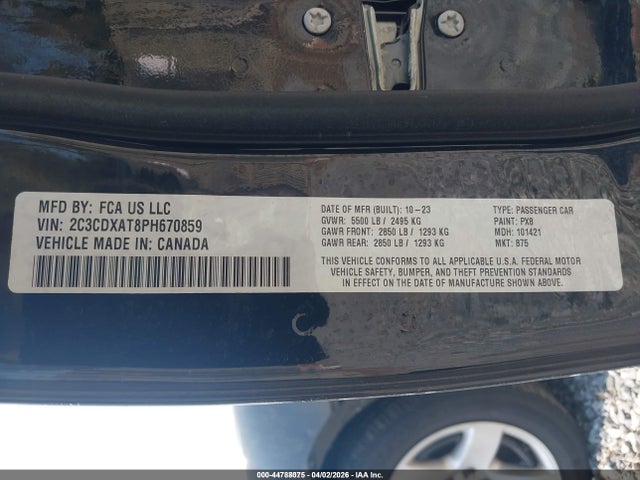 2023 DODGE CHARGER 2C3CDXAT8PH670859 Photo 8