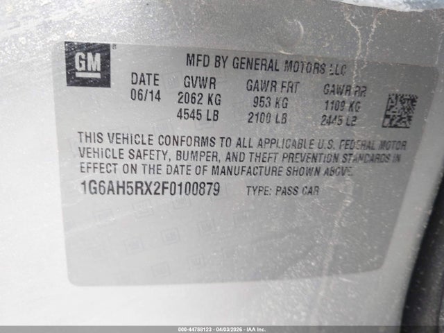 2015 CADILLAC ATS 1G6AH5RX2F0100879 Photo 8