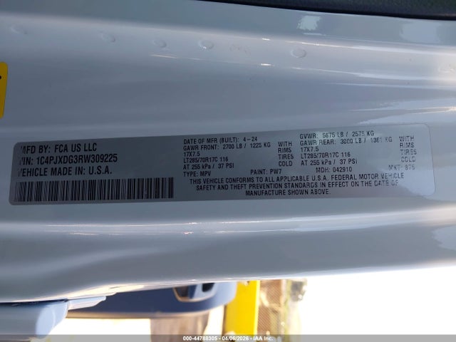 1C4PJXDG3RW309225 Jeep Wrangler 4-door Willys 4x4
