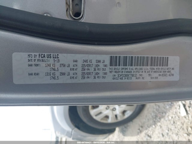 2019 DODGE JOURNEY 3C4PDCBB9KT798121 Photo 8