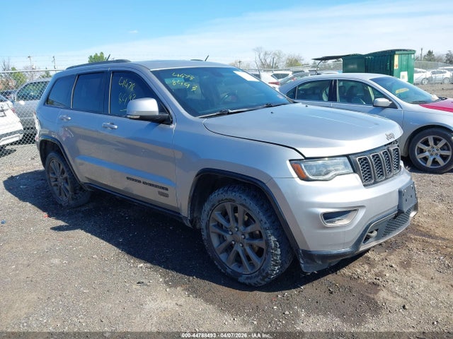Продаж на аукціоні авто 2016 Jeep Grand Cherokee Limited 75th Anniversary, vin: 1C4RJFBG3GC333111, номер лоту: 44788493