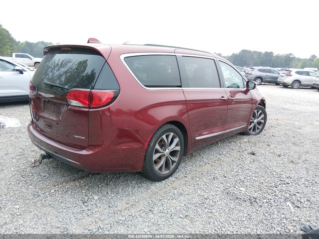 2018 Chrysler Pacifica Limited მანქანა იყიდება აუქციონზე, vin: 2C4RC1GG3JR100155, აუქციონის ნომერი: 44788650