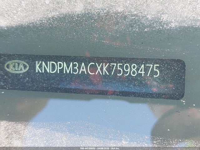Aukcja sprzedaży 2019 Kia Sportage Lx, vin: KNDPM3ACXK7598475, numer aukcji: 44788805
