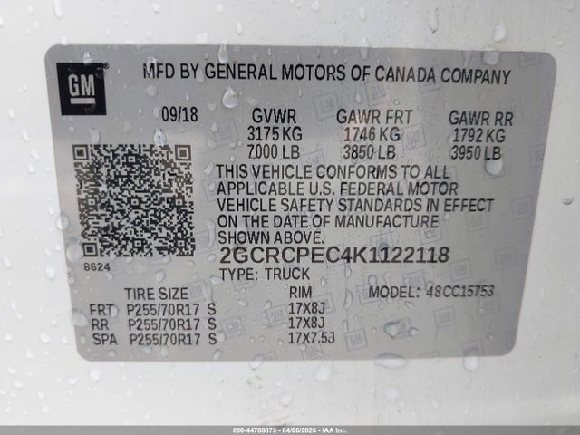 Chevrolet Silverado 1500 Ld Lt 2019 2GCRCPEC4K1122118 Image 9