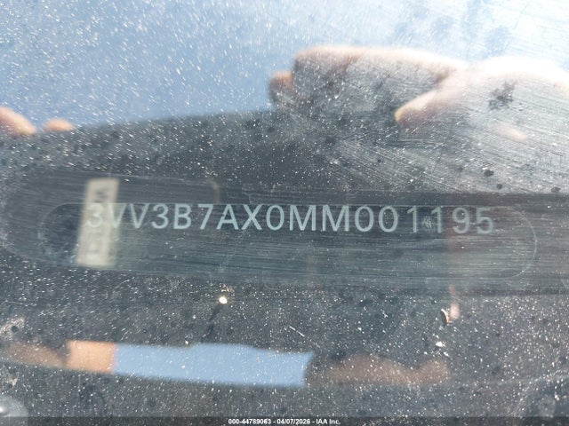 44789063 :رقم المزاد ، 3VV3B7AX0MM001195 vin ، 2021 Volkswagen Tiguan 2.0t Se/2.0t Se R-line Black/2.0t Sel مزاد بيع