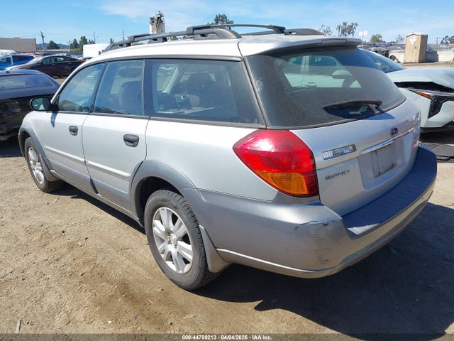 2005 Subaru Outback 2.5i მანქანა იყიდება აუქციონზე, vin: 4S4BP61C857334903, აუქციონის ნომერი: 44789213