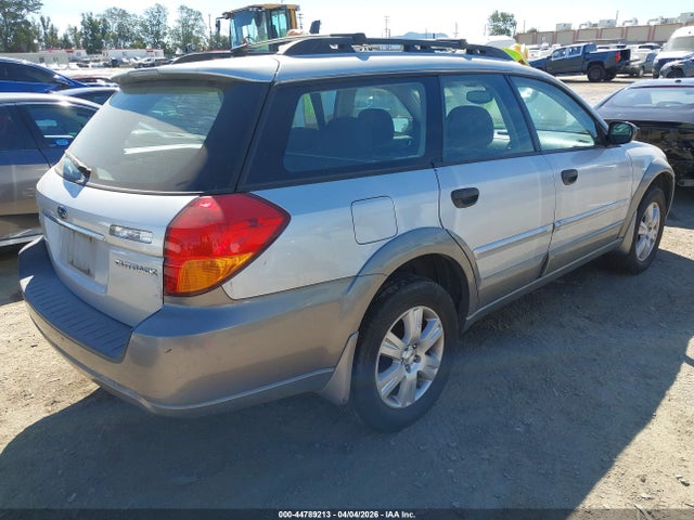 2005 Subaru Outback 2.5i მანქანა იყიდება აუქციონზე, vin: 4S4BP61C857334903, აუქციონის ნომერი: 44789213