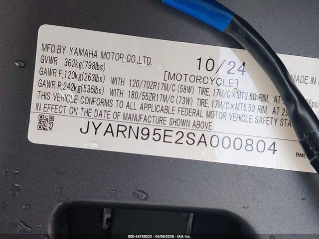 Yamaha Mt09 Sp 2025 JYARN95E2SA000804 Image 10