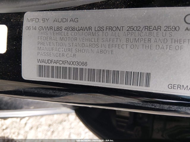 2015 AUDI A6 WAUDFAFCXFN003066 Photo 8