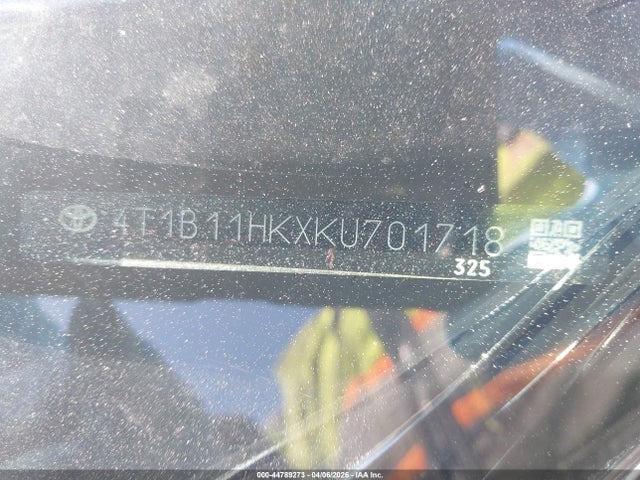 4T1B11HKXKU701718 Toyota Camry L/le/xle/se/xse