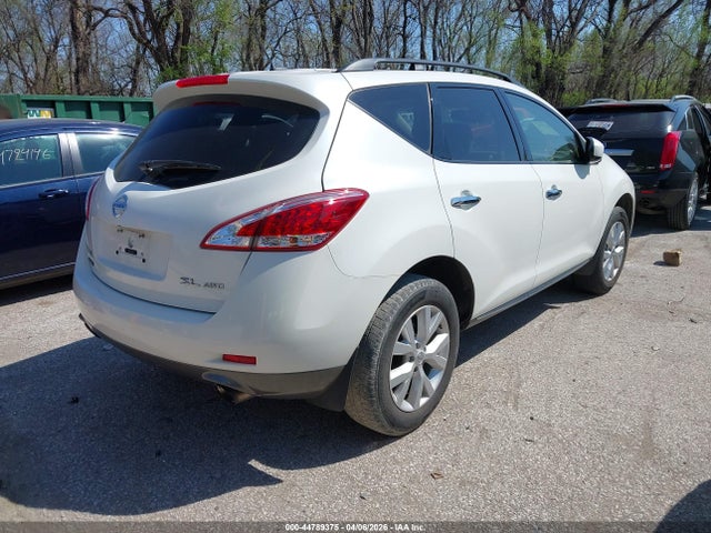 2012 Nissan Murano Sl მანქანა იყიდება აუქციონზე, vin: JN8AZ1MW4CW219354, აუქციონის ნომერი: 44789375