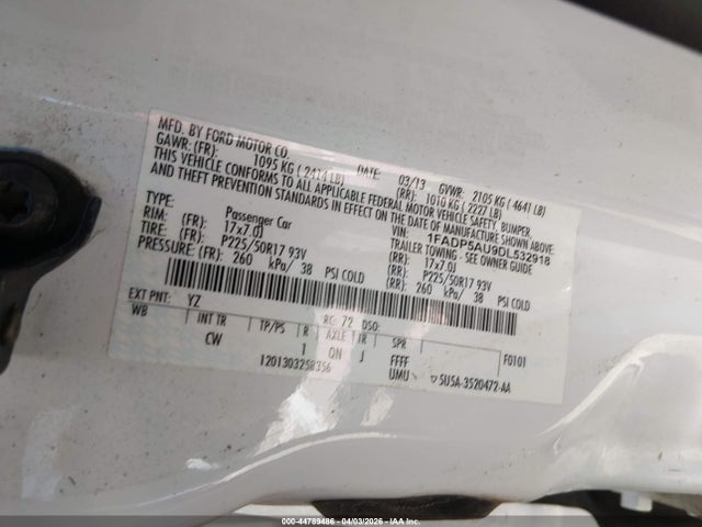 2013 FORD C-MAX HYBRID 1FADP5AU9DL532918 Photo 8