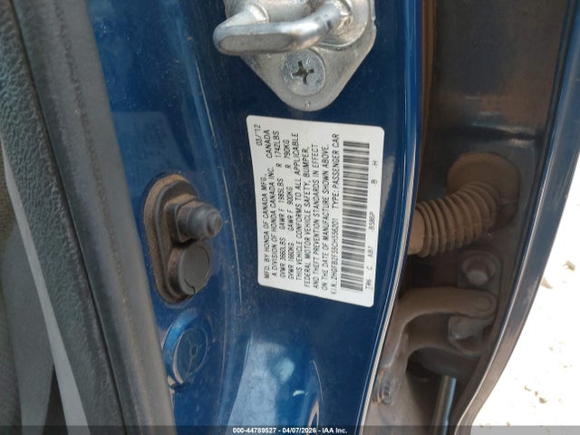 Продаж на аукціоні авто 2012 Honda Civic Lx, vin: 2HGFB2F59CH556201, номер лоту: 44789527