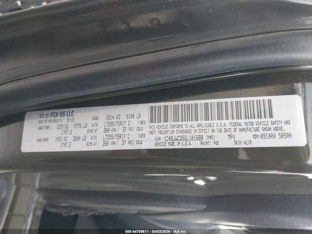 2016 JEEP WRANGLER 1C4BJWCG5GL101688 Photo 8