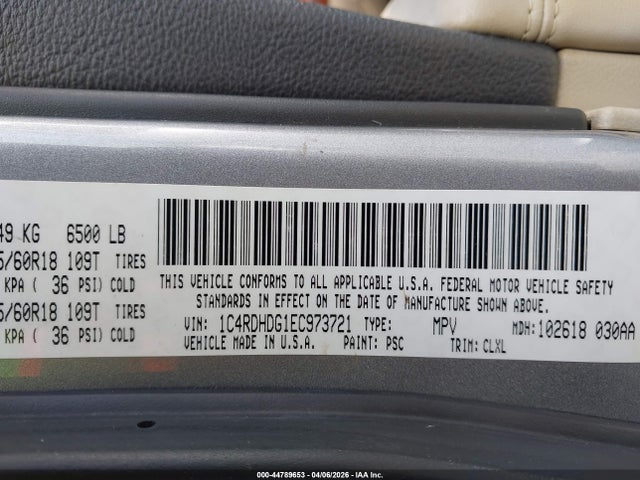 2014 DODGE DURANGO 1C4RDHDG1EC973721 Photo 8