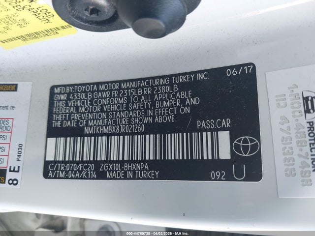 2018 TOYOTA C-HR NMTKHMBX8JR021260 Photo 8