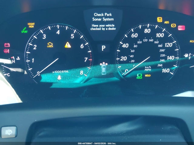 2007 Lexus Ls 460 L მანქანა იყიდება აუქციონზე, vin: JTHGL46F375015810, აუქციონის ნომერი: 44789947