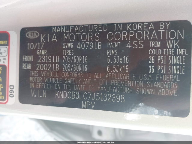 2018 KIA NIRO KNDCB3LC7J5132398 Photo 8