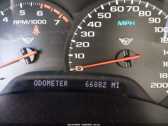 44790055 :رقم المزاد ، 1G1YY22G215122714 vin ، 2001 Chevrolet Corvette مزاد بيع