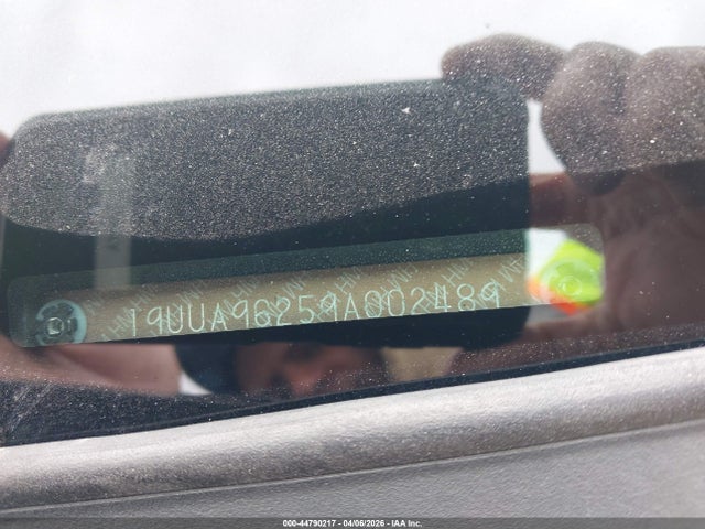 44790217 :رقم المزاد ، 19UUA96259A002489 vin ، 2009 Acura Tl 3.7 مزاد بيع