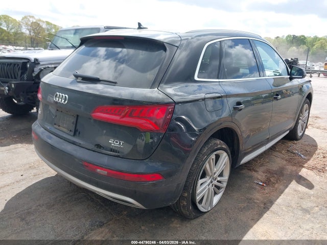 2018 Audi Q5 2.0t Premium/2.0t Tech Premium მანქანა იყიდება აუქციონზე, vin: WA1BNAFY9J2177725, აუქციონის ნომერი: 44790246