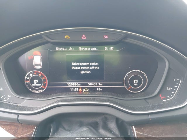 2018 Audi Q5 2.0t Premium/2.0t Tech Premium მანქანა იყიდება აუქციონზე, vin: WA1BNAFY9J2177725, აუქციონის ნომერი: 44790246